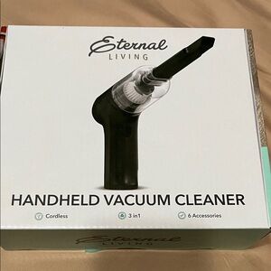 Eternal Living Handheld Vacuum Cleaner - Black